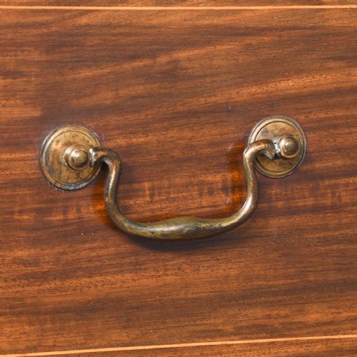 QUALITY GEORGE III INLAID MAHOGANY CHESTON CHEST IN PERFECT ORIGINAL CONDITION - ADDITIONAL PHOTO 1