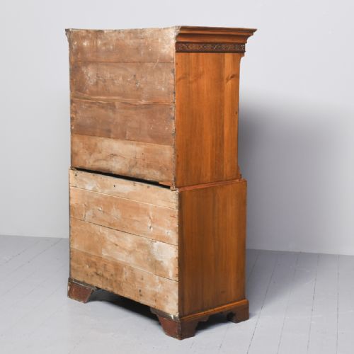 QUALITY NEATSIZED GEORGE III CHEST ON CHEST IN ORIGINAL CONDITION - ADDITIONAL PHOTO 8