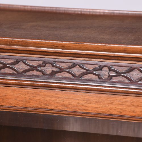 RARE PAIR OF NEOCLASSICALSTYLE MAHOGANY CABINETS ON STANDS BY C HINDLEY SONS LONDON - ADDITIONAL PHOTO 1