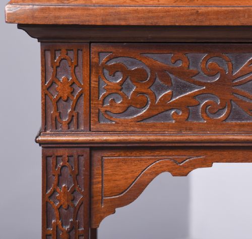 RARE PAIR OF NEOCLASSICALSTYLE MAHOGANY CABINETS ON STANDS BY C HINDLEY SONS LONDON - ADDITIONAL PHOTO 8