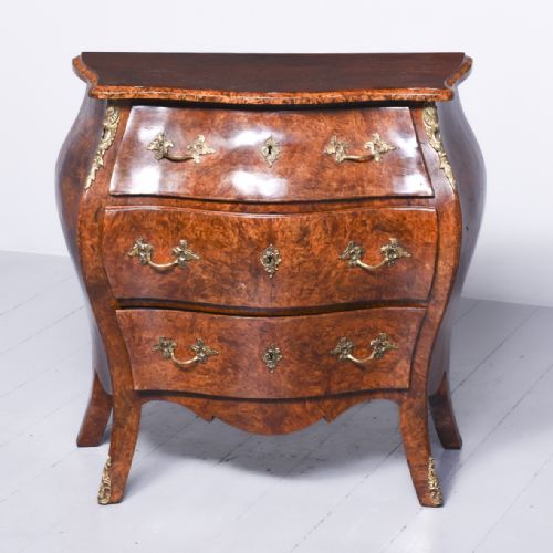 ITALIAN BOMBE SHAPED COMMODE - ADDITIONAL PHOTO 4