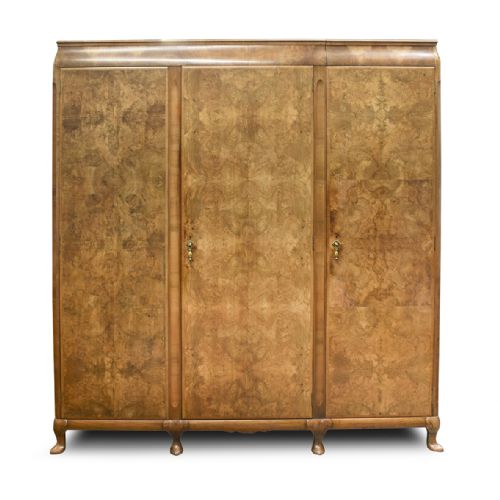 3 Door Walnut Robe by ‘Whytock & Reid of Edinburgh’