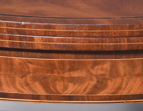 QUALITY INLAID MAHOGANY GEORGE III FOLD OVER TABLE - ADDITIONAL PHOTO 2