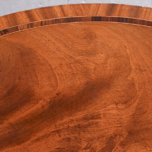QUALITY INLAID MAHOGANY GEORGE III FOLD OVER TABLE - ADDITIONAL PHOTO 4