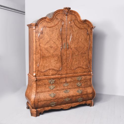 KING WILLEM I OF THE NETHERLANDS BURR WALNUT CABINET - ADDITIONAL PHOTO 1