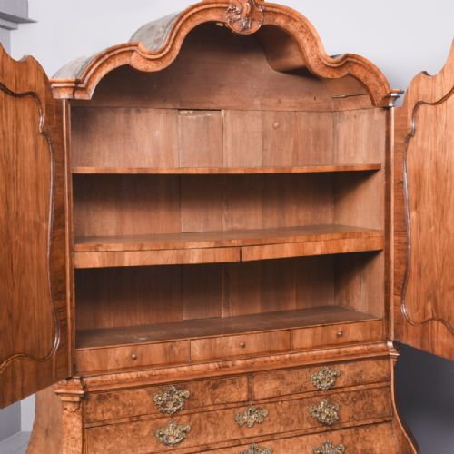 KING WILLEM I OF THE NETHERLANDS BURR WALNUT CABINET - ADDITIONAL PHOTO 13