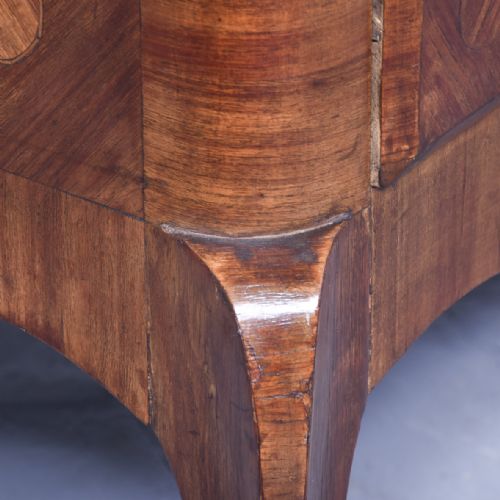 ATTRACTIVE FRENCH SCAGIOLA MARBLE TOP KINGWOOD COMMODE - ADDITIONAL PHOTO 8