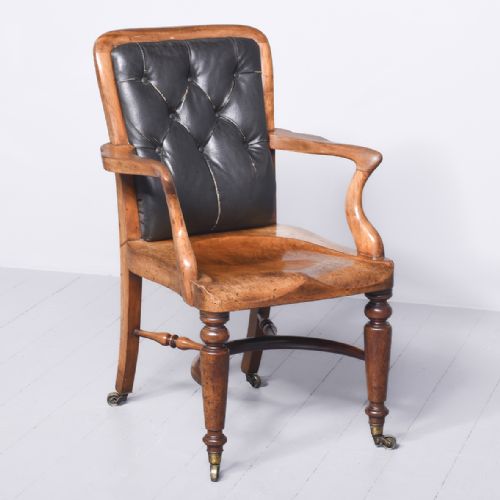 Mid-victorian Mahogany Desk Chair