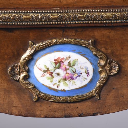 RARE FREESTANDING SEVRESTYPE PLAQUE DECORATED FRENCH JARDINIRE STAND - ADDITIONAL PHOTO 4
