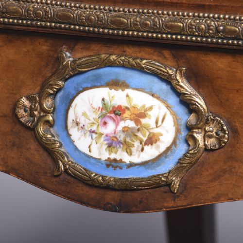 RARE FREESTANDING SEVRESTYPE PLAQUE DECORATED FRENCH JARDINIRE STAND - ADDITIONAL PHOTO 5