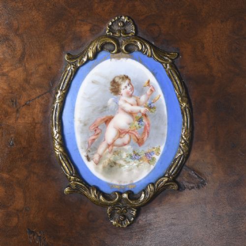 RARE FREESTANDING SEVRESTYPE PLAQUE DECORATED FRENCH JARDINIRE STAND - ADDITIONAL PHOTO 8