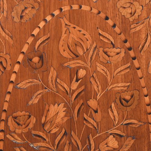 NEATSIZED EARLY 19TH CENTURY DUTCH MARQUETRY MAHOGANY CHEST OF DRAWERS - ADDITIONAL PHOTO 10