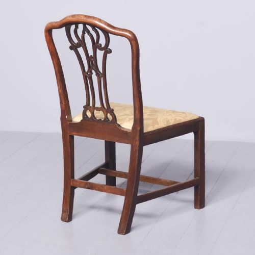 EXCEPTIONAL QUALITY SET OF FOUR GEORGIAN MAHOGANY SIDE CHAIRS - ADDITIONAL PHOTO 5