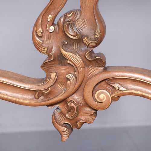 PAIR OF FRENCH WALNUT PRIEDIEU CHAIRS - ADDITIONAL PHOTO 4
