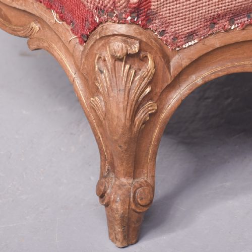 PAIR OF FRENCH WALNUT PRIEDIEU CHAIRS - ADDITIONAL PHOTO 6