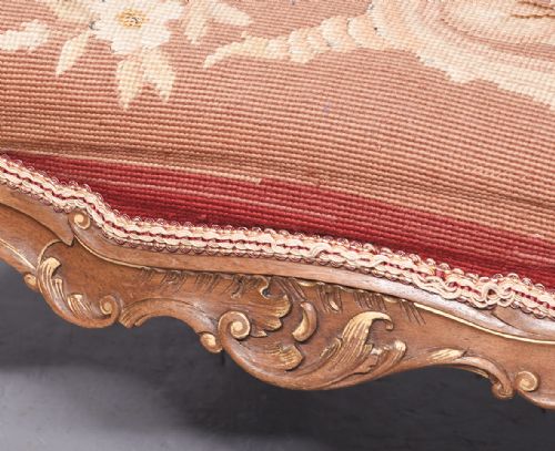PAIR OF FRENCH WALNUT PRIEDIEU CHAIRS - ADDITIONAL PHOTO 7