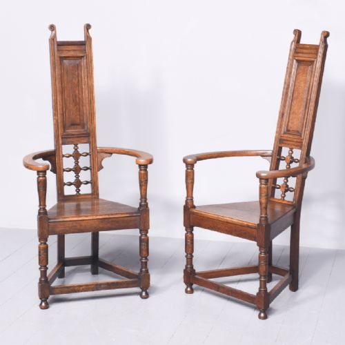 Two Liberty & Co Oak Chairs