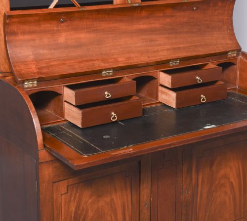 CYLINDER TOP CABINET BOOKCASE - ADDITIONAL PHOTO 7