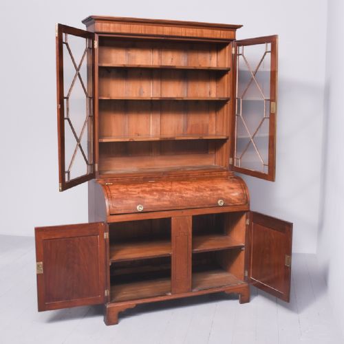 CYLINDER TOP CABINET BOOKCASE - ADDITIONAL PHOTO 8