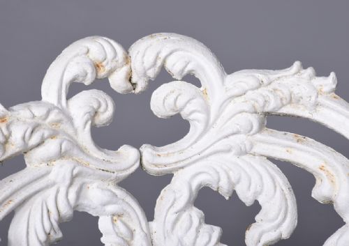 PAIR OF CAST IRON GARDEN SEATS - ADDITIONAL PHOTO 1
