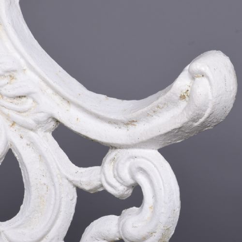 PAIR OF CAST IRON GARDEN SEATS - ADDITIONAL PHOTO 2
