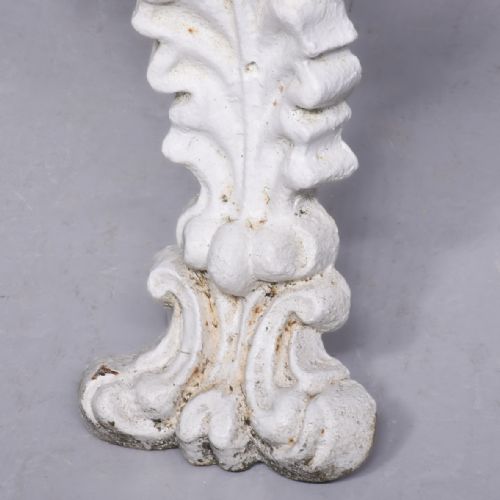 PAIR OF CAST IRON GARDEN SEATS - ADDITIONAL PHOTO 4