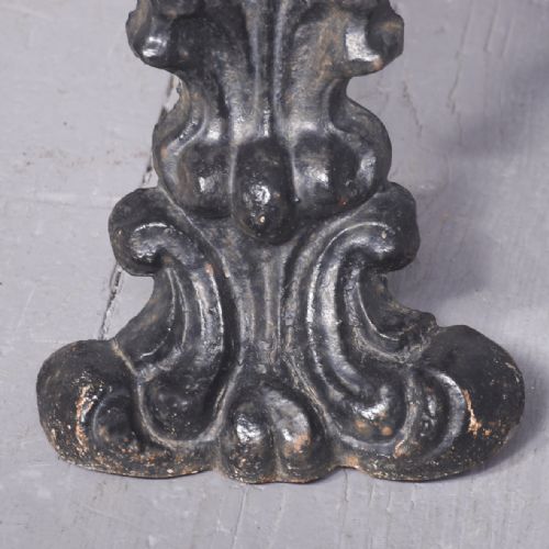 PAIR OF CAST IRON GARDEN SEATS - ADDITIONAL PHOTO 8