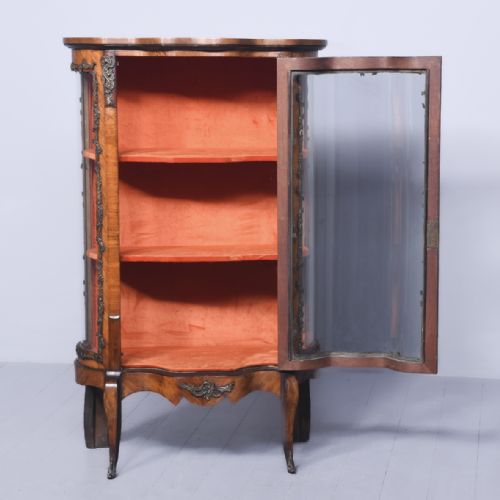 MID19TH CENTURY ORMOLUMOUNTED FRENCH KINGWOOD VITRINE - ADDITIONAL PHOTO 6