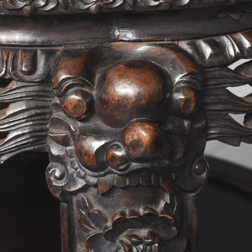 MATCHED PAIR OF QING PLANT STANDS - ADDITIONAL PHOTO 7