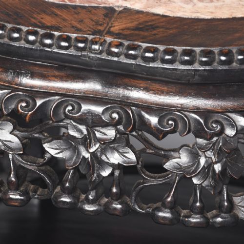 MATCHED PAIR OF QING PLANT STANDS - ADDITIONAL PHOTO 11