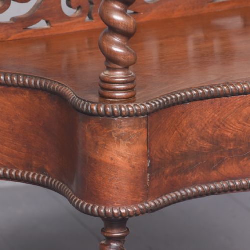 WALNUT 5 TIER WHATNOT - ADDITIONAL PHOTO 6