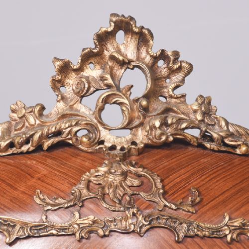 EXHIBITION QUALITY LARGE ORMOLU MOUNTED LOUIS XVI STYLE KINGWOOD AND VERNIS MARTIN VITRINE - ADDITIONAL PHOTO 1