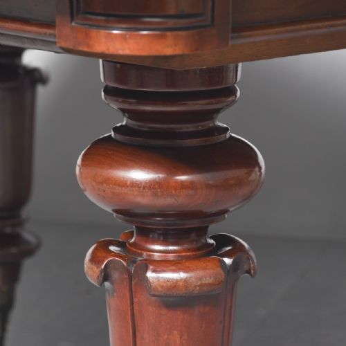 WILLIAM IV MAHOGANY DINING TABLE - ADDITIONAL PHOTO 1