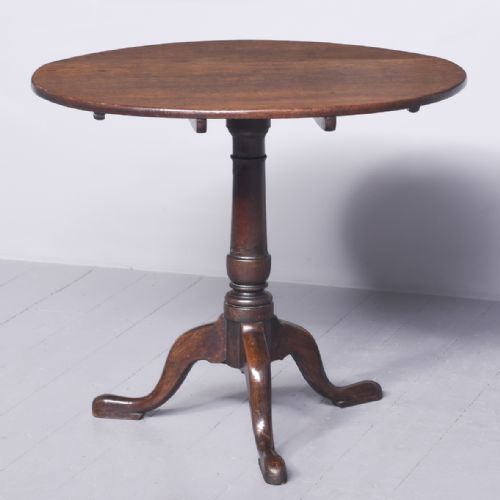 GEORGE III OAK SNAPTOP TABLE - ADDITIONAL PHOTO 3