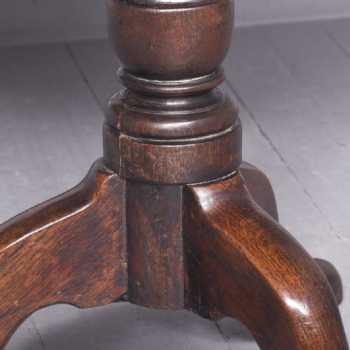 GEORGE III OAK SNAPTOP TABLE - ADDITIONAL PHOTO 4
