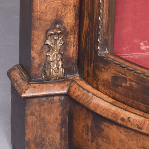 VICTORIAN BURRWALNUT ORMOLU AND INALID CREDENZA - ADDITIONAL PHOTO 2