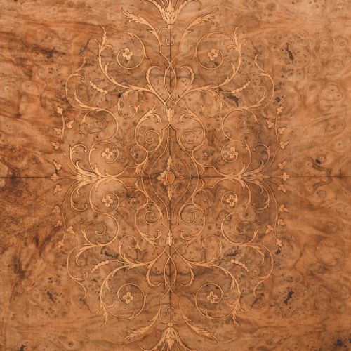 VICTORIAN BURRWALNUT ORMOLU AND INALID CREDENZA - ADDITIONAL PHOTO 5