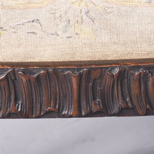A QUALITY GEORGE II STYLE CARVED MAHOGANY ARMCHAIR - ADDITIONAL PHOTO 4