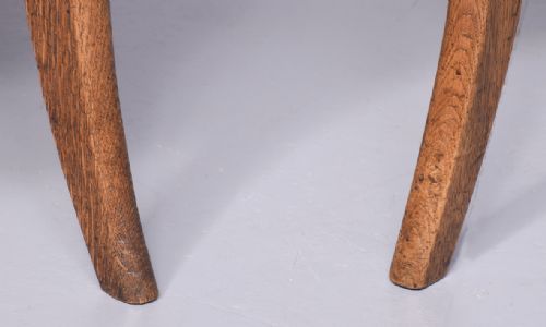 SET OF 7 REGENCY POLLARD OAK AND ELM DINING CHAIRS INCLUDING TWO CARVERS - ADDITIONAL PHOTO 5