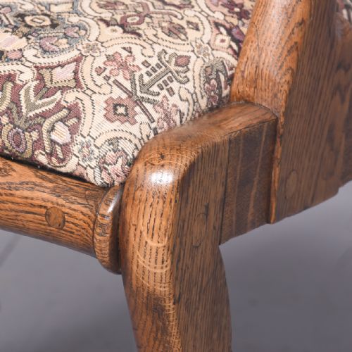 SET OF 7 REGENCY POLLARD OAK AND ELM DINING CHAIRS INCLUDING TWO CARVERS - ADDITIONAL PHOTO 10