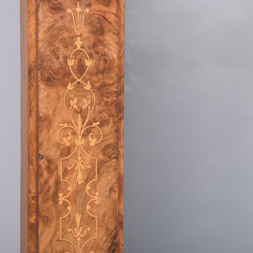 MARQUETRY INLAID MARBLETOP MIRRORBACK VICTORIAN FIGURED WALNUT SIDEBOARDCREDENZA - ADDITIONAL PHOTO 4