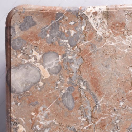 MID19TH CENTURY FRENCH FIGURED WALNUT MARBLE TOPPED BOOKCASECABINET - ADDITIONAL PHOTO 6