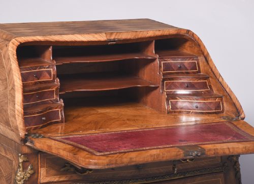 FRENCH KINGWOOD AND WALNUT BUREAU - ADDITIONAL PHOTO 10