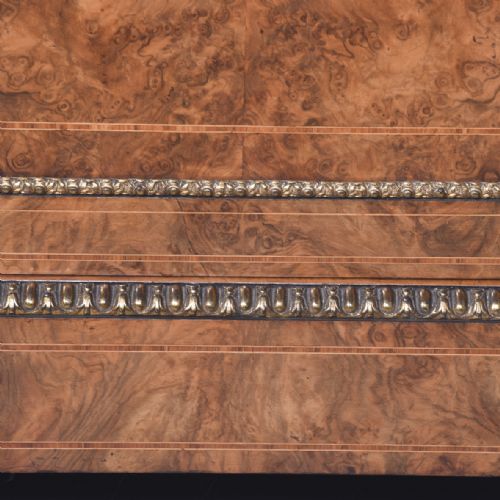 A VICTORIAN ORMOLU MOUNTED BURR WALNUT SATINWOOD AND KINGWOOD CREDENZA - ADDITIONAL PHOTO 5