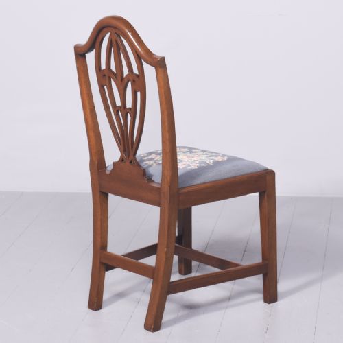 SET OF 8 6 2 EDWARDIAN PERIOD HEPPLEWHITE MAHOGANY DINING CHAIRS - ADDITIONAL PHOTO 6