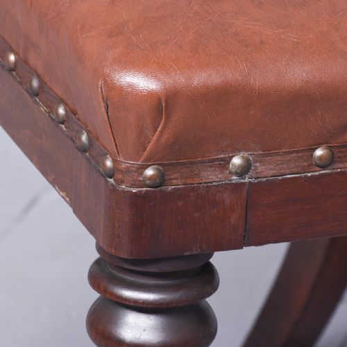 EXHIBITION QUALITY SET OF 12 WILLIAM IV MAHOGANY DINING CHAIRS - ADDITIONAL PHOTO 3