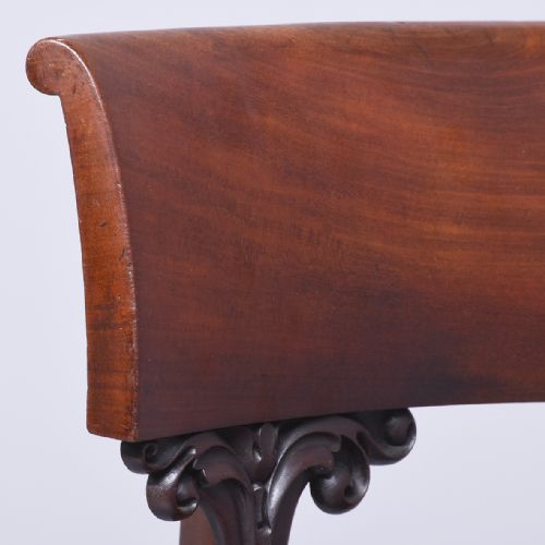 EXHIBITION QUALITY SET OF 12 WILLIAM IV MAHOGANY DINING CHAIRS - ADDITIONAL PHOTO 5