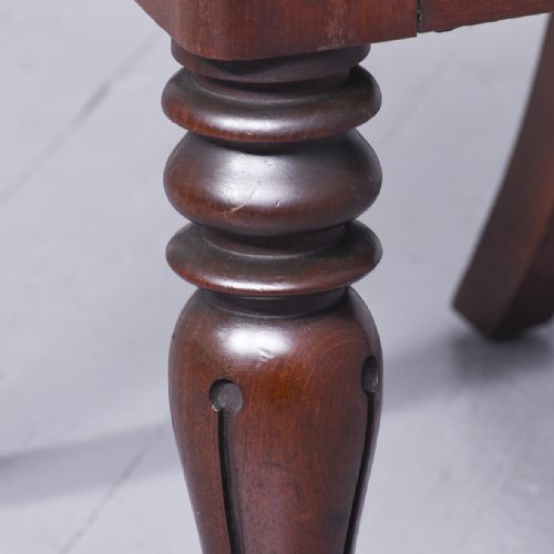 EXHIBITION QUALITY SET OF 12 WILLIAM IV MAHOGANY DINING CHAIRS - ADDITIONAL PHOTO 6