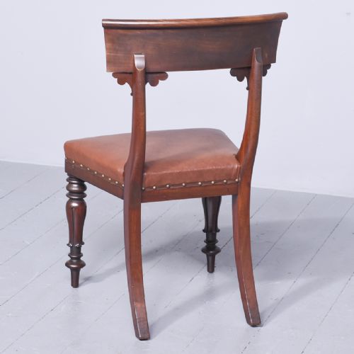 EXHIBITION QUALITY SET OF 12 WILLIAM IV MAHOGANY DINING CHAIRS - ADDITIONAL PHOTO 8