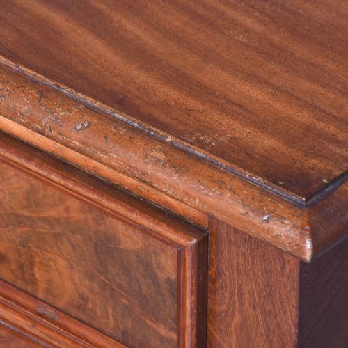 TALL PAIR OF VICTORIAN MAHOGANY CABINETSLAMPSTANDS - ADDITIONAL PHOTO 1